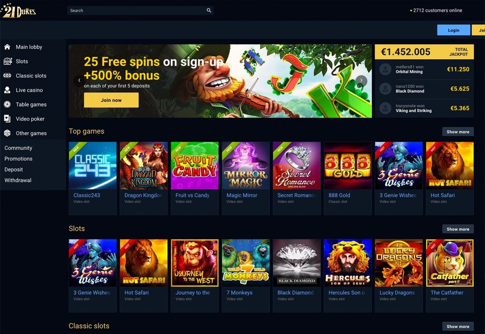 best online casinos