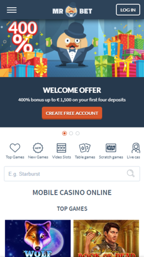 best online casino sign up bonus