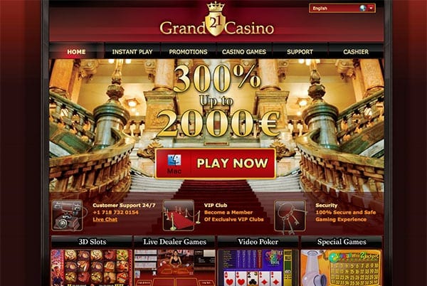 no deposit casino Grand Mondial 100 free spins